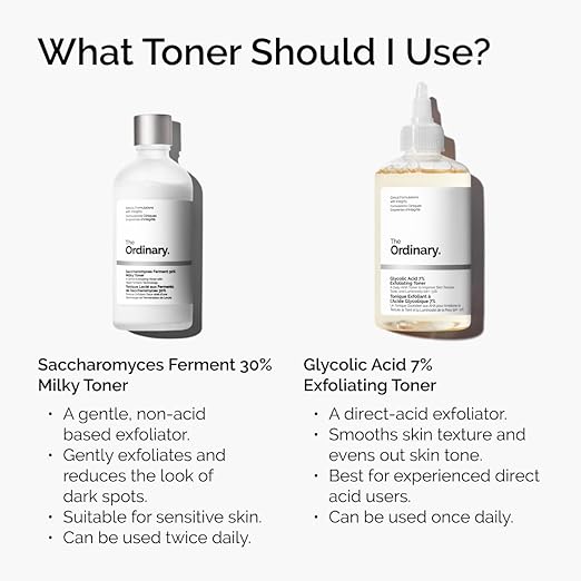 The Ordinary Glycolic Acid 7% Exfoliating Toner – Brightening & Smoothing Daily Toner for Even Skin Tone (240ml)