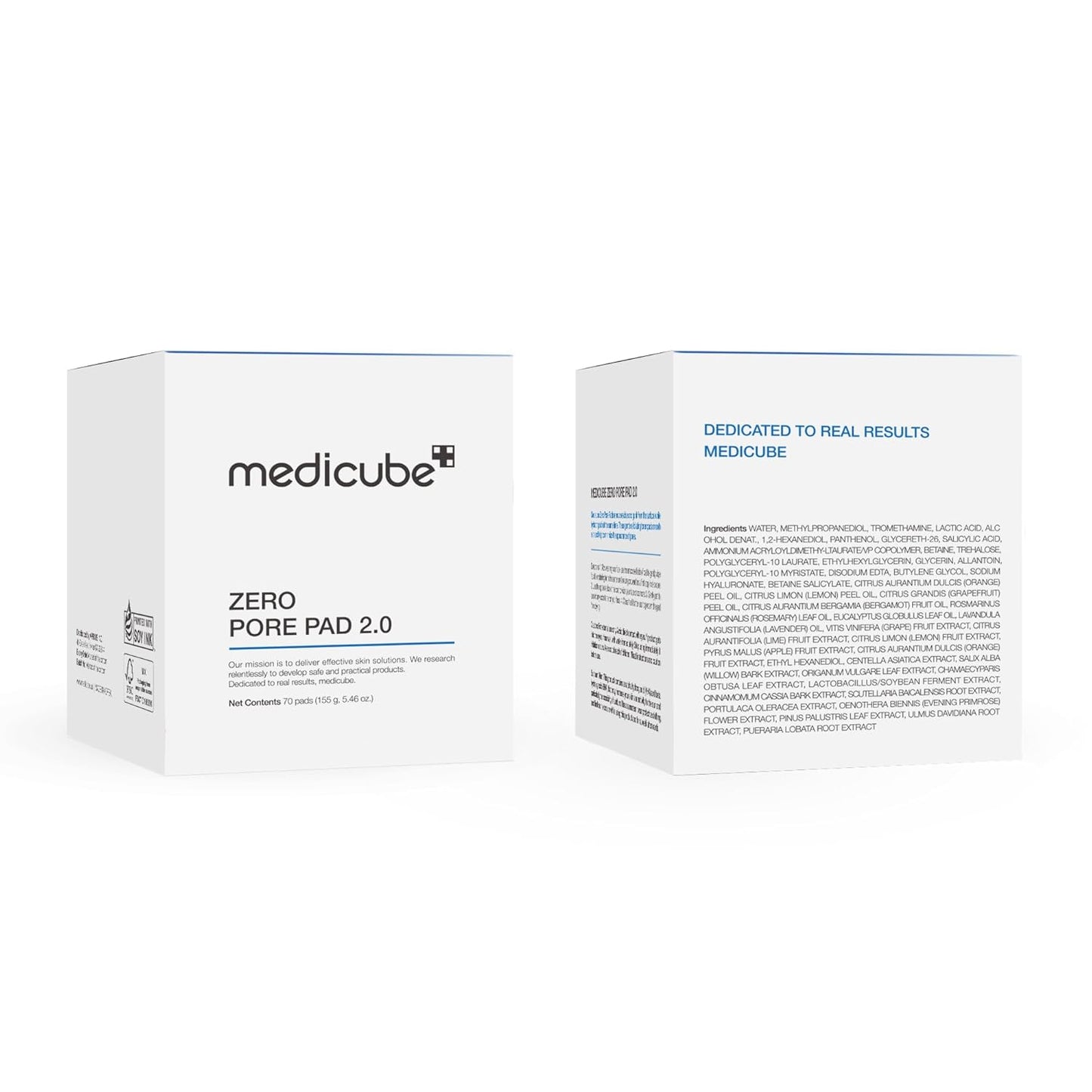 medicube Zero Pore Pad 2.0 | AHA BHA Exfoliating Toner Pads for Pore Care