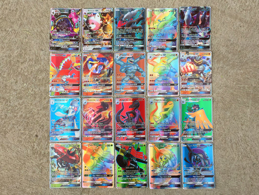 GX Pokémon Flash Cards - 100 Cards Set