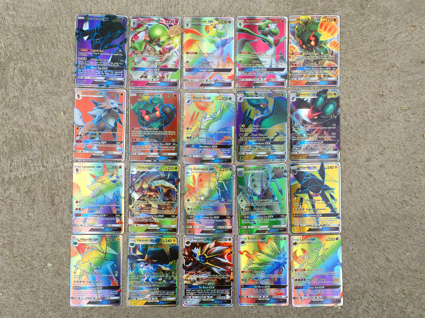 GX Pokémon Flash Cards - 100 Cards Set