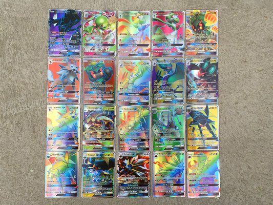 GX Pokémon Flash Cards - 100 Cards Set