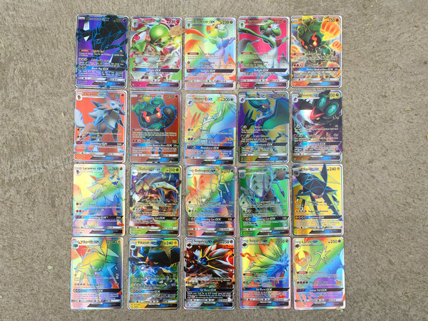 GX Pokémon Flash Cards - 100 Cards Set