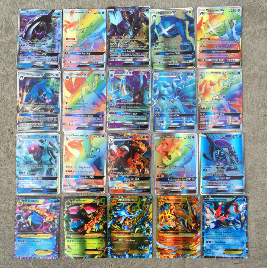 GX Pokémon Flash Cards - 100 Cards Set