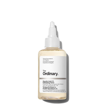 The Ordinary Glycolic Acid 7% Exfoliating Toner | Brightening & Smoothing Skincare