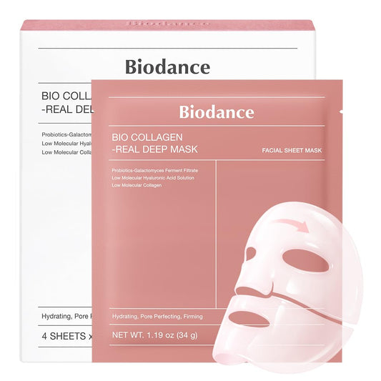 BIODANCE Bio-Collagen Deep Hydrogel Face Mask 4-Pack | Hydrating Korean Skincare