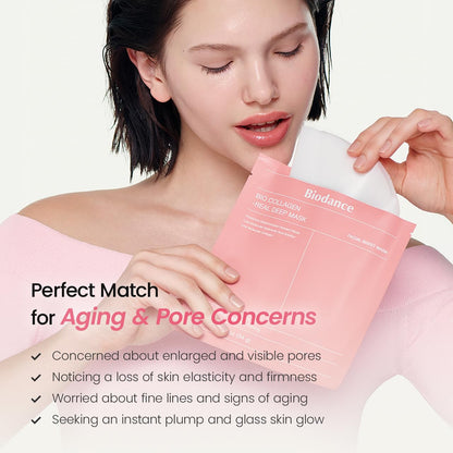 BIODANCE Bio-Collagen Deep Hydrogel Face Mask 4-Pack | Hydrating Korean Skincare