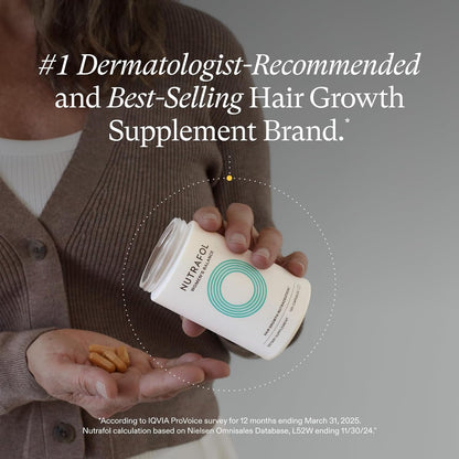 Nutrafol Women's Balance Hair Growth Supplements for Women 45+ | Thicker, Fuller Hair & Scalp Coverage | 1 Month Supply