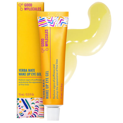 Good Molecules Yerba Mate Wake Up Eye Gel | Hydrating Eye Gel with Caffeine & Hyaluronic Acid