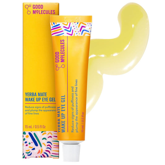 Good Molecules Yerba Mate Wake Up Eye Gel | Hydrating Eye Gel with Caffeine & Hyaluronic Acid