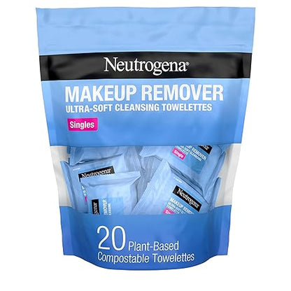 Neutrogena Makeup Remover Towelettes with Micellar Water | 25 Count Facial Wipes
