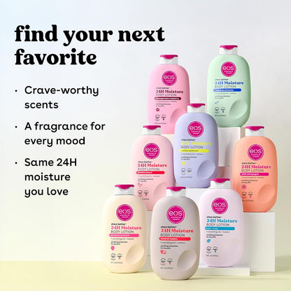 EOS Shea Better Body Lotion Vanilla Cashmere 16 fl oz | 24H Hydration & Vegan Formula