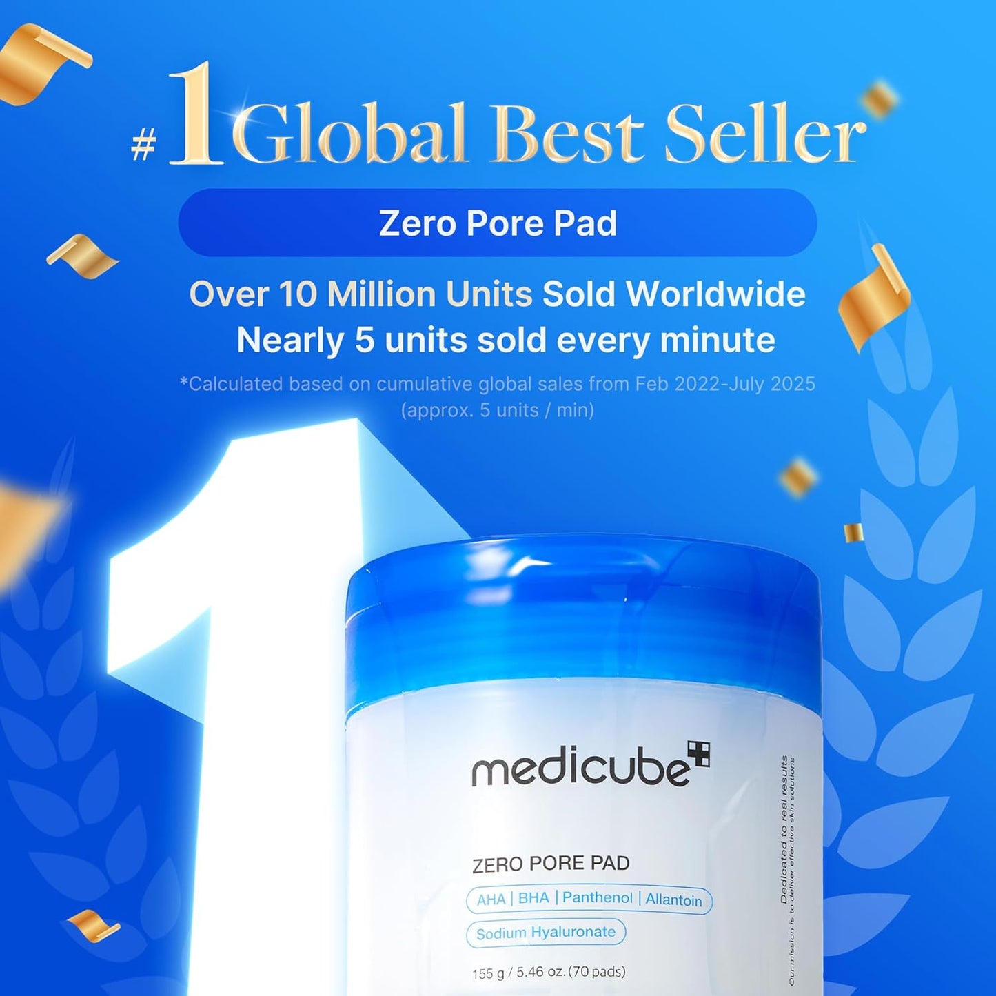 medicube Zero Pore Pad 2.0 | AHA BHA Exfoliating Toner Pads for Pore Care