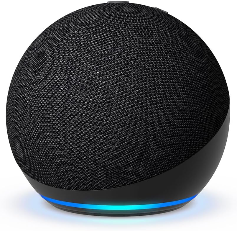 Amazon Echo Dot (Newest Model) Smart Speaker with Alexa | Vibrant Sound | Charcoal