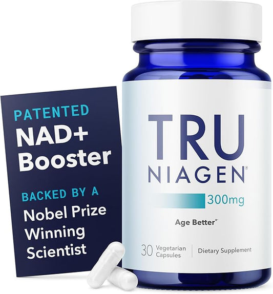 TRU NIAGEN NAD+ Supplement 300mg – Nicotinamide Riboside NR Capsules 30 Servings