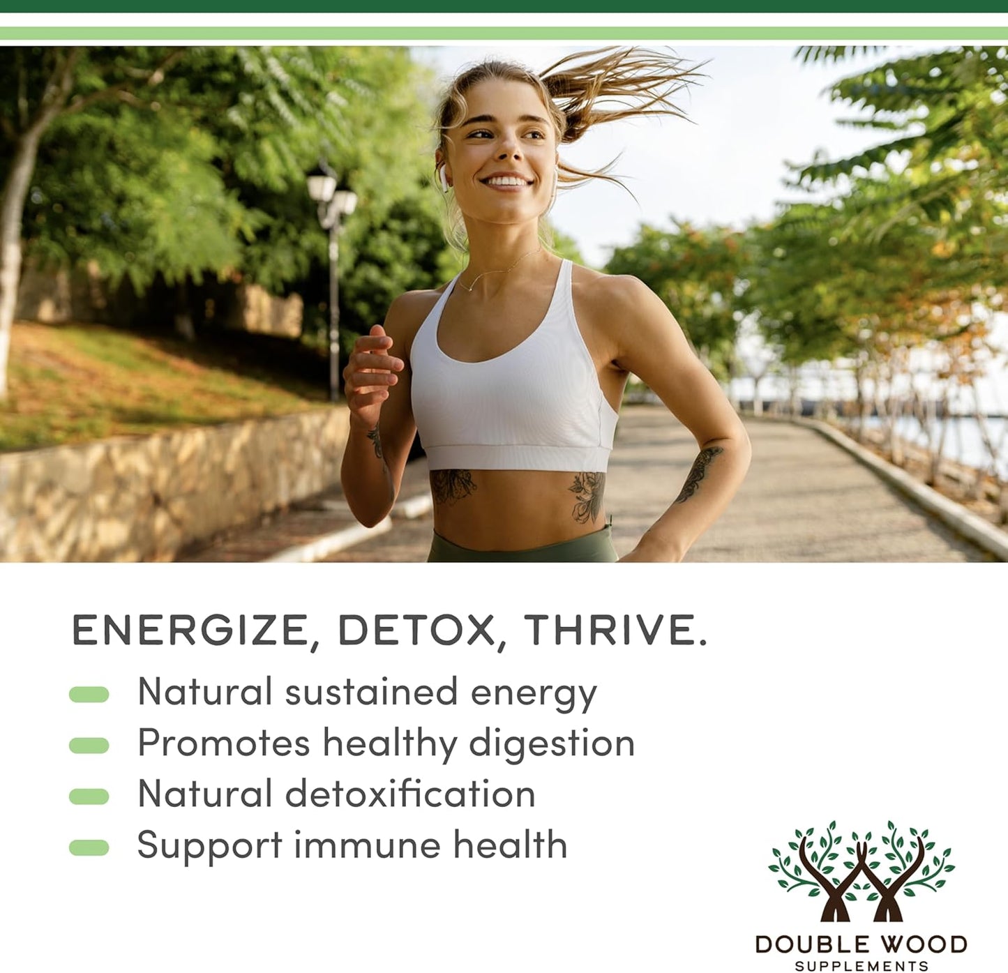 Chlorophyll Liquid Drops 2oz – Peppermint Flavor Vegan Gut Health & Wellness Support