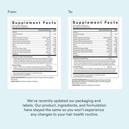 Nutrafol Women's Balance Hair Growth Supplements for Women 45+ | Thicker, Fuller Hair & Scalp Coverage | 1 Month Supply