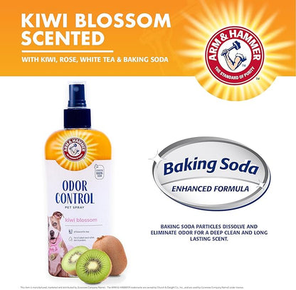 Arm & Hammer Dog Deodorizing Spray – Kiwi Blossom Fresh Coat Odor Control 8oz