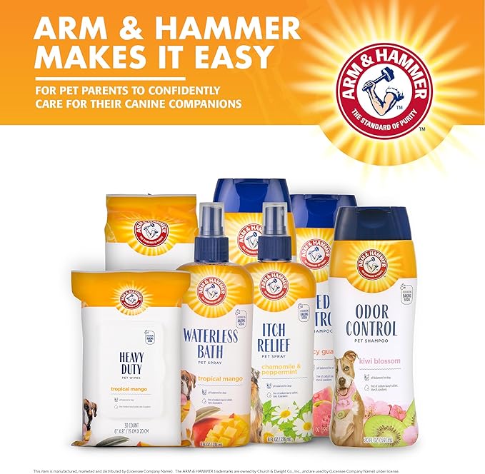 Arm & Hammer Dog Deodorizing Spray – Kiwi Blossom Fresh Coat Odor Control 8oz