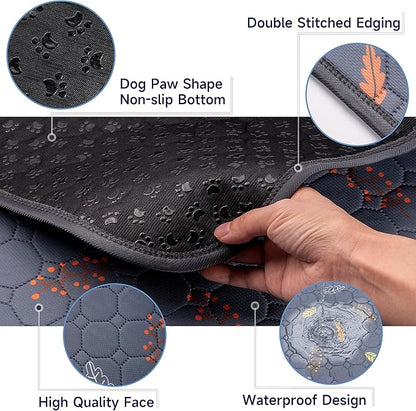Sunheir Washable Dog Pee Pads – Reusable Waterproof Puppy Training Pads 2 Pack