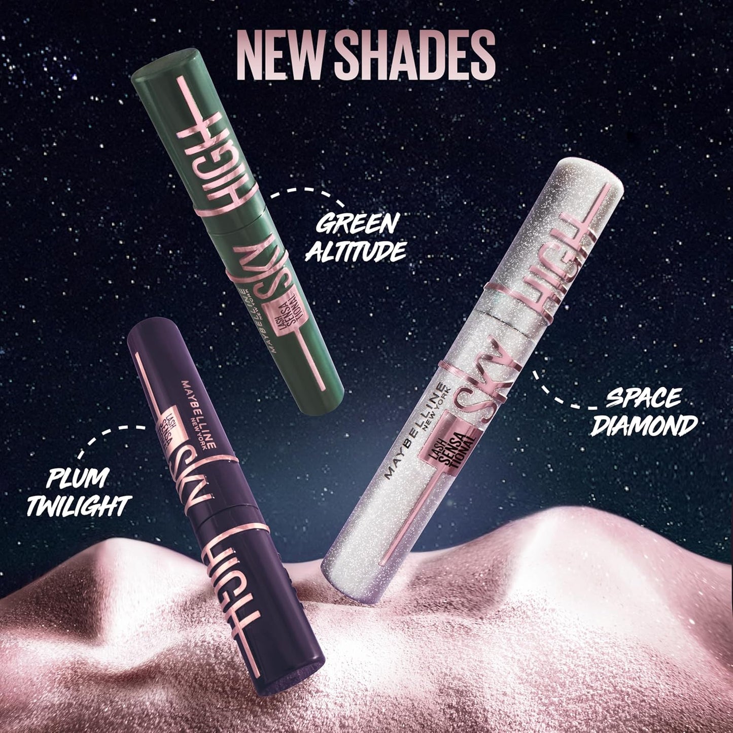 Maybelline Lash Sensational Sky High Mascara Blackest Black | Volumizing & Lengthening
