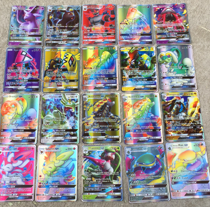 GX Pokémon Flash Cards - 100 Cards Set